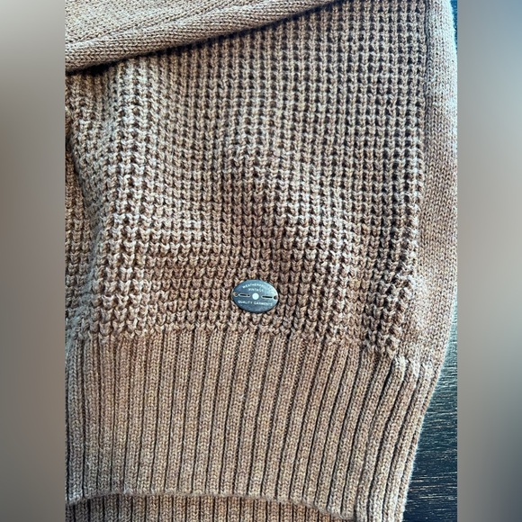 NWT Men’s Weatherproof Vintage Allover Stitch Sweater Medium Harvest - Picture 5 of 6